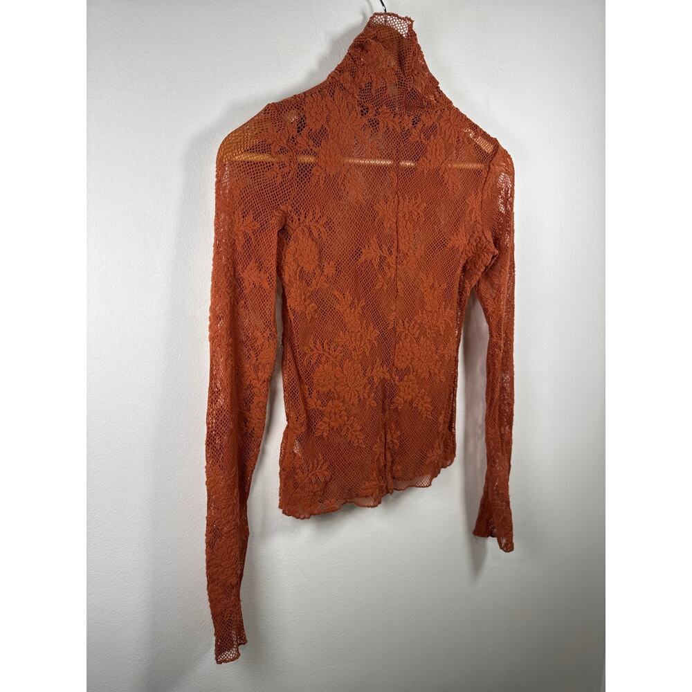 Free People Sweet Secrets Lace Layering Turtleneck Top,  XS - Picture 8 of 8